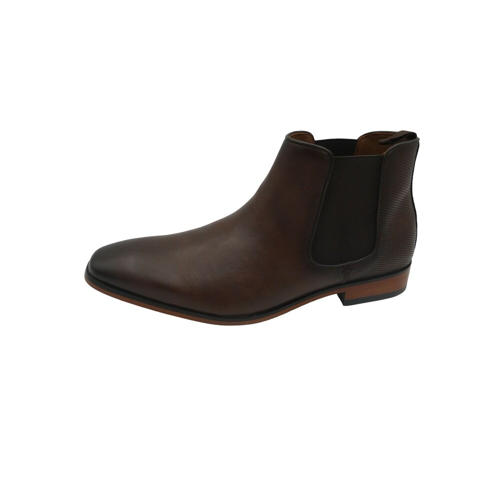 Tommy Hilfiger Sesame 9 Brown PU Chelsea Dress Boots TMSESAME NWOB